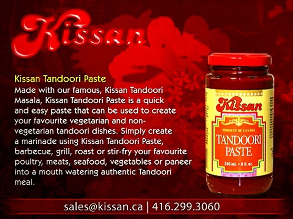 Kissan.ca Tandoori Paste | Authentic East Indian Spices Oils Dairy Products