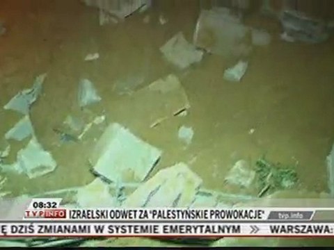 Izraelskie ataki na Strfy Gazę