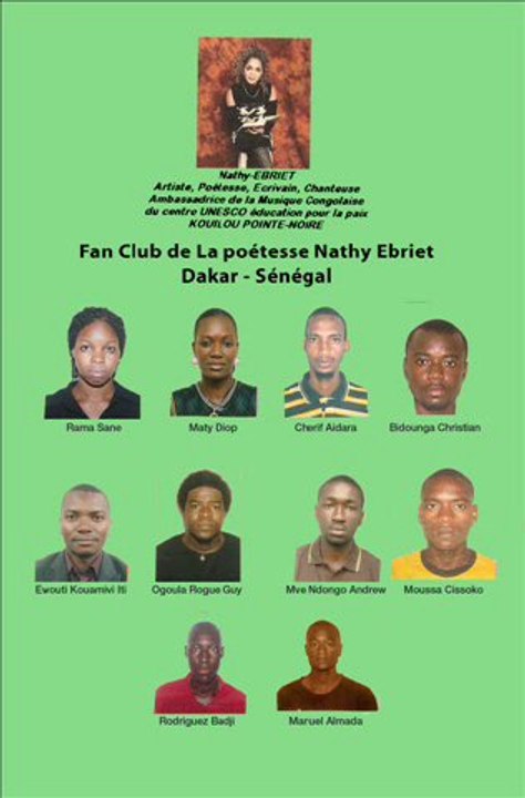 La poetesse Nathy Ebriet presente Fan Dakar Senegal 2