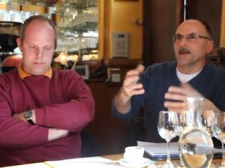 François Rosset et Daniel Sepe lors de la conférence de presse du 22 mars 2011 sur les marchés