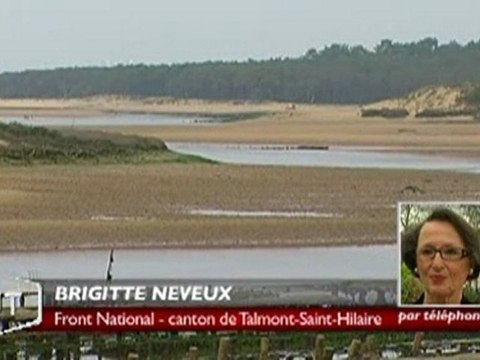 Cantonales : le FN au 2nd tour à Talmont-Saint-Hilaire