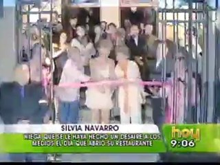 Silvia Navarro habla sobre su restaurante recion inaugurado