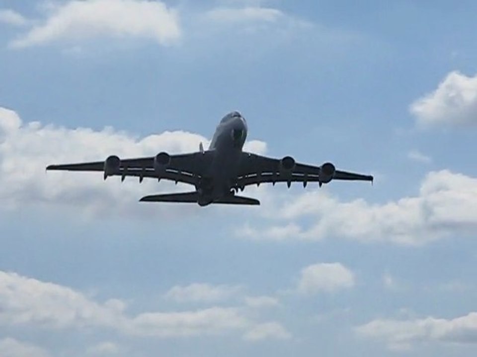 Décollage Airbus A380 Nantes