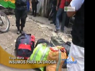 Incautan botellas de acido muriatico que iban al Valle del Monzon