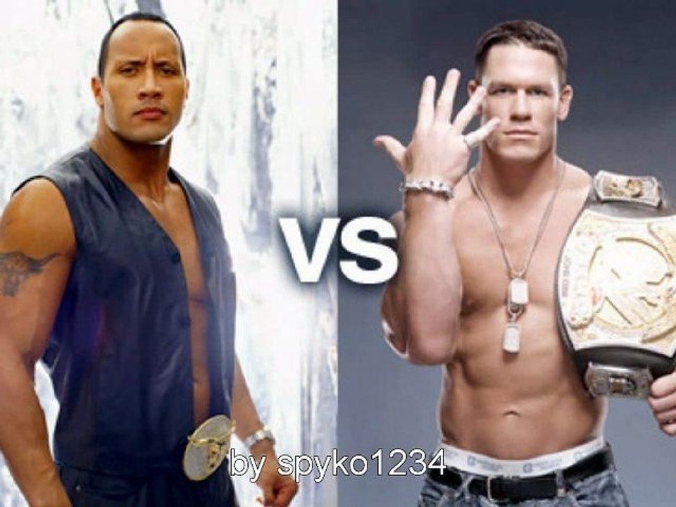 wwe the rock vs cena what will happen