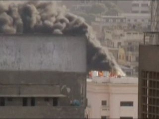 Egitto - Incendio al ministero dell'Interno 1