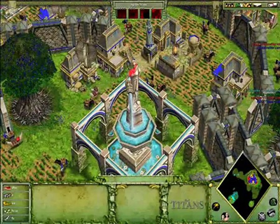 [AOM-O] Les cités Gaia ( Sky et Amanite ) vs 2 Bots Difficile