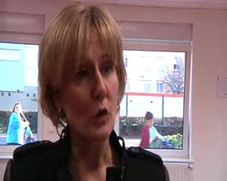 Visite de l'école la 2e Chance de Woippy par Nadine Morano
