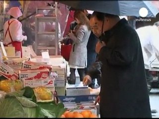 Radioactive greens are banned in Japan