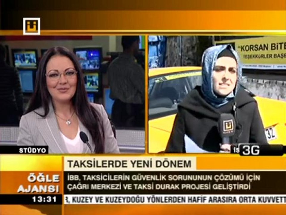 23 Mart 2011 Nagehan Hüküm Taksiciler Odası Başkanı 3G canlı yayın