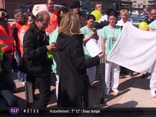 Hôpital Garonne en grève (Toulouse)