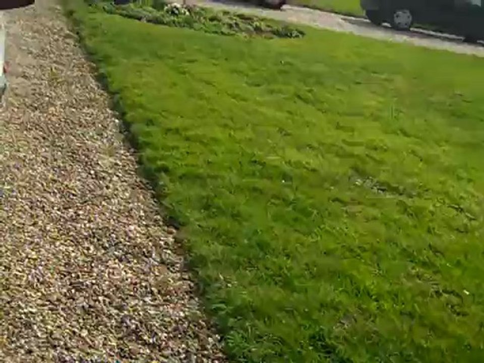 arrière maison + serre +garage