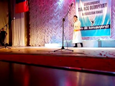 9.Türkçe Olimpiyatı Mogolistan 1.şarkı Ay yüzlüm