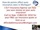 How Do Points Affect Auto Insurance Rates In Michingan?