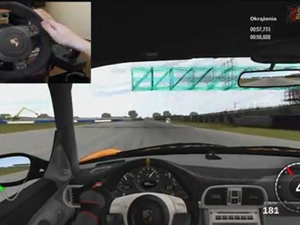 Forza Motorsport 3 - Porsche 911 GT3RS on Silverstone with Fanatec Porsche 911 GT2 Wheel