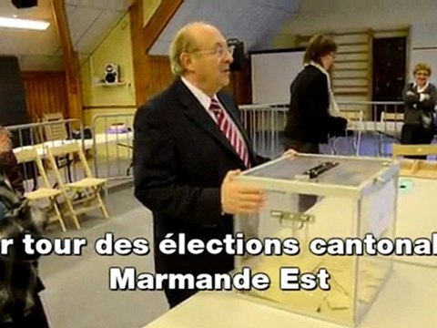 1er tour des élections cantonales Marmande Est