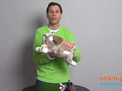 Holland Lop Rabbit Puppet and Finger Puppets from Folkmanis