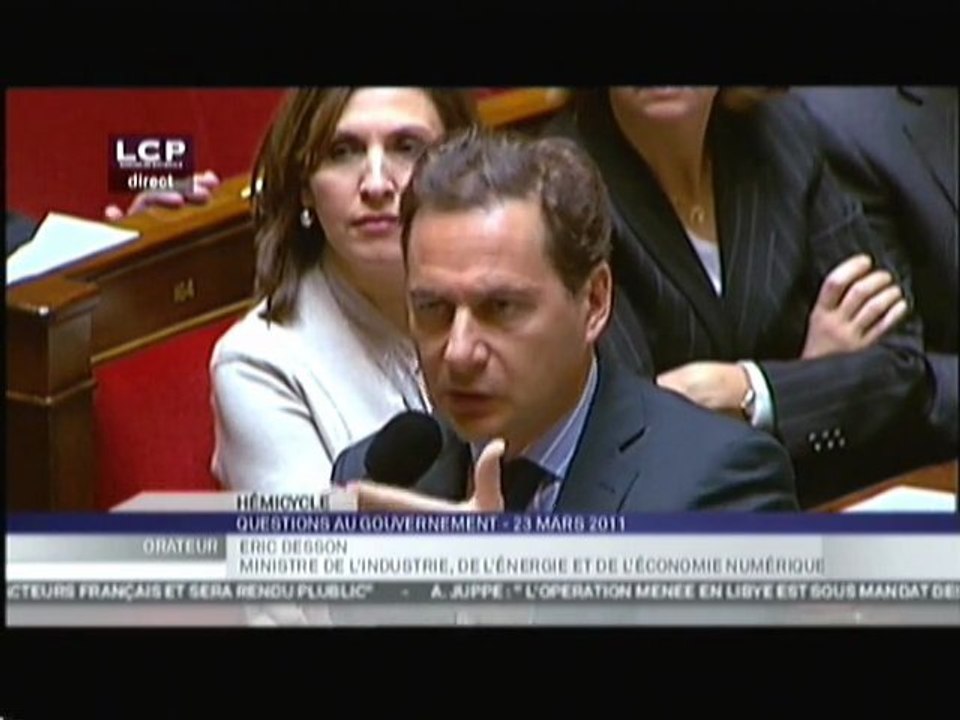 Prix de l'énergie : intervention lors des questions au gouvernement - 23/03/2011