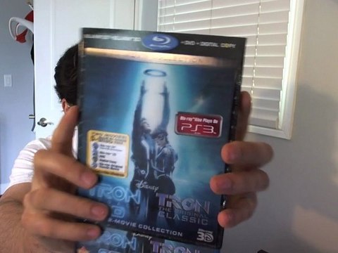 Tron Legacy Bluray unboxing