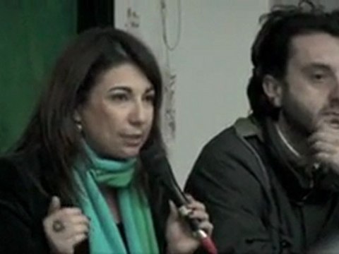 Valentina Loiero alla presentazione del libro Gli africani salveranno Rosarno