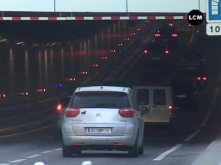 Marseille: ouverture du tunnel de la Joliette