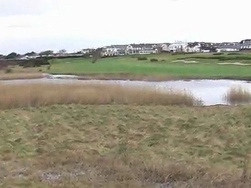 The beach of Salthill, Galway, Ireland, in winter time