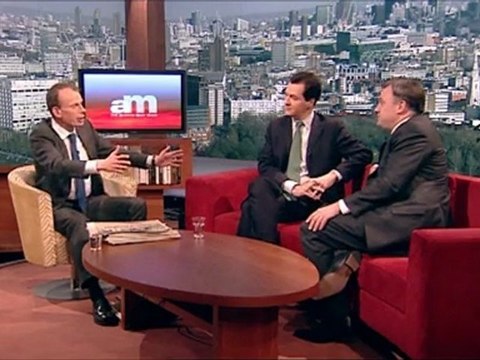 George Osborne and Ed Balls debate on Andrew Marr Show