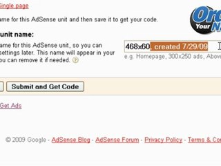 OrderYourName.com - WordPress Adsense Setup