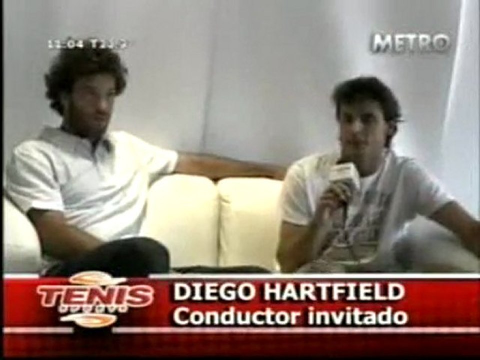 2011.03.19 Diego Hartfield @ TenisSports TV (Part 1)