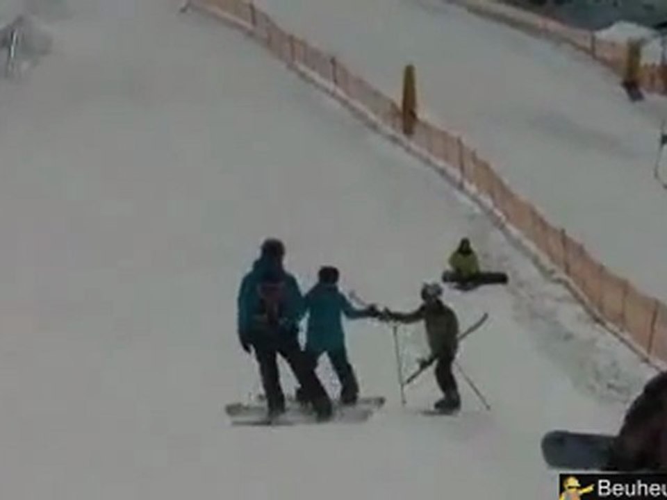 Snowboard Double FAIL