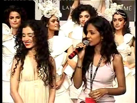 LAKME FASHION WEEK Gauri Nainika Show
