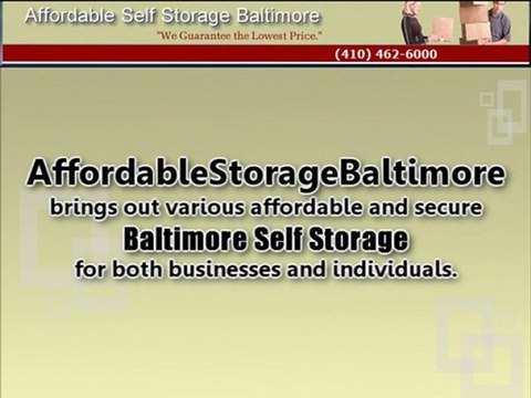 Affordable Baltimore Self Storage