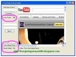 YouTube Friend Adder working version