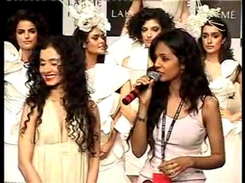 LAKME FASHION WEEK Gauri Nainika Show