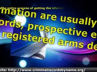 Easy Way To Browse or Search For Criminal Records