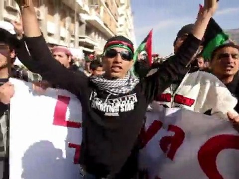 Les insurgés de Benghazi disent Merci à Sarkozy