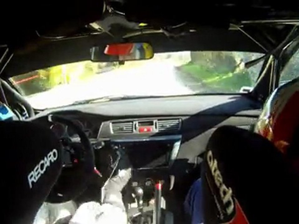 franck Lions / Nicolas Klinger mitsu evo 9 Rallye du Touquet