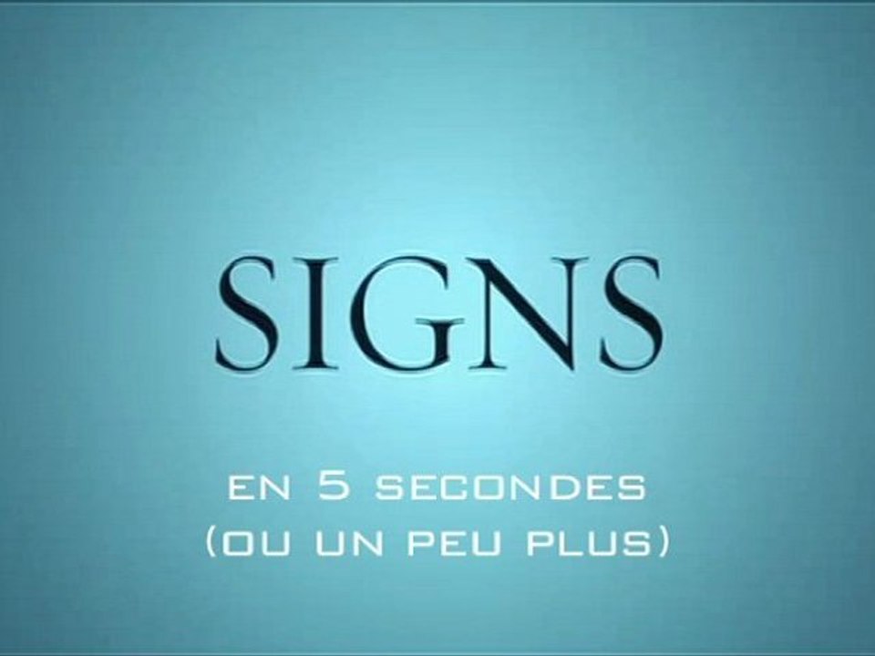Signes en 5 secondes