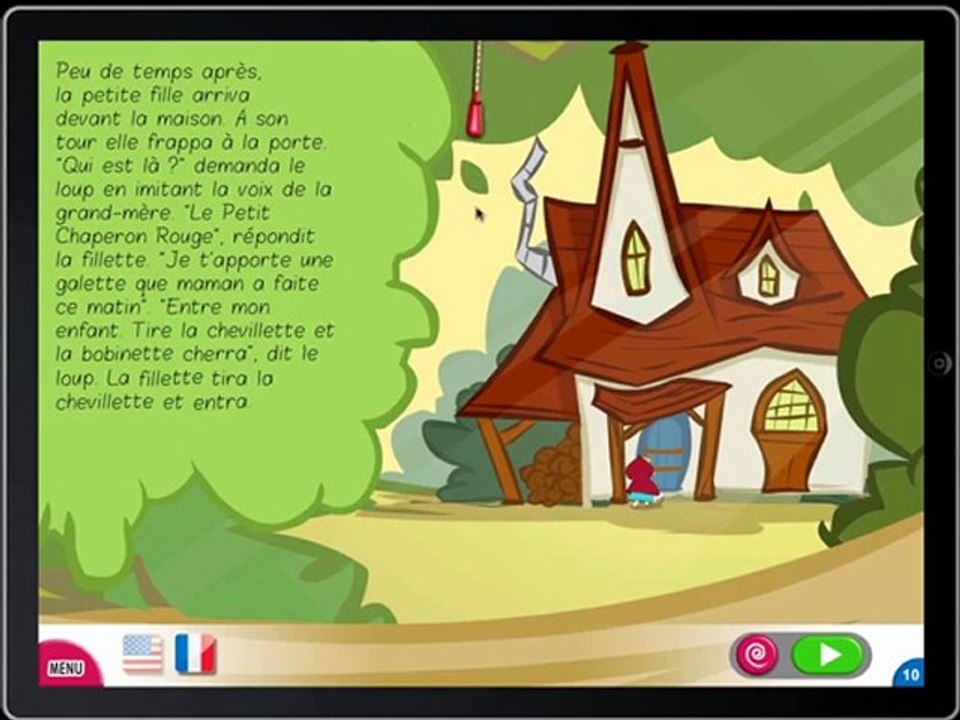 Demo de l'application Le petit chaperon rouge de So Ouat!