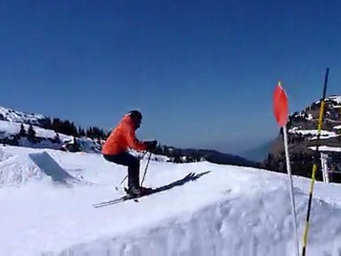 jam park flaine 1ere fois en ski ;) 2