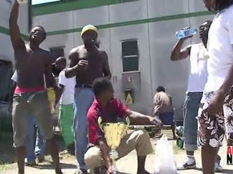 Caulonia 'Un calcio al razzismo', festeggiamenti Cartiera Rosarno