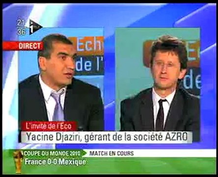 les échos de l'eco Itélé Yacine Djaziri Espoir du Management 2010