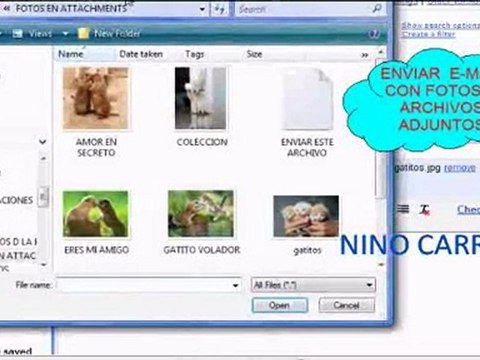 Como Enviar Email con Fotos o Archivos