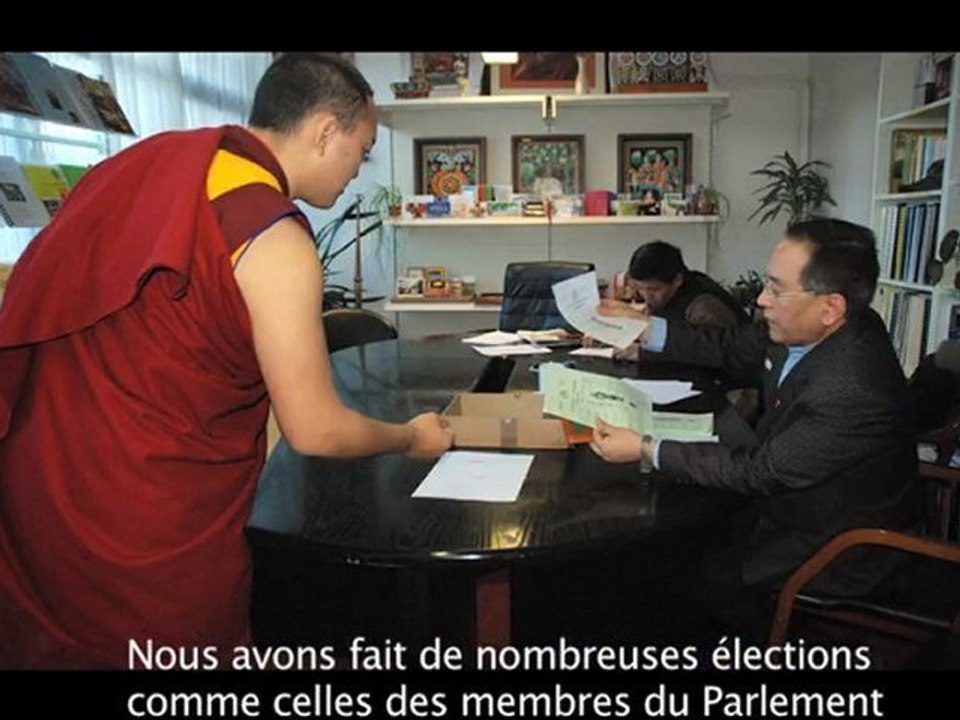 Elections tibétaines à Paris