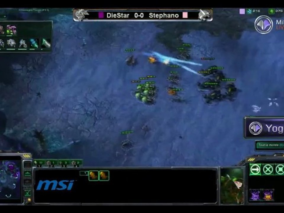 Match SC2 : Stephano (Z) vs  Diestar (T) # 1 (M...