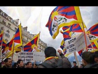 Manifestations de Tibétains à Paris