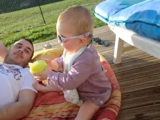 en pleine communication avec ma fille lol