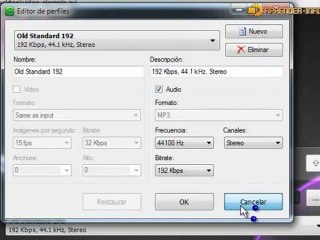 Extraer audio en MP3 de archivos de video