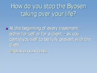 Reiki: Picking up Stuff from Clients: Byosen