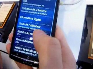 Prise en main du Xperia arc au Concept Store Sony